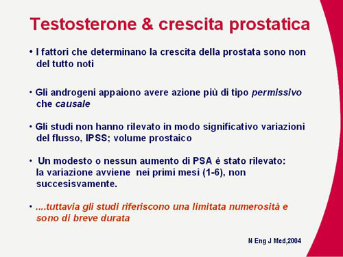 Terapia ormonale — Disfunzione erettile