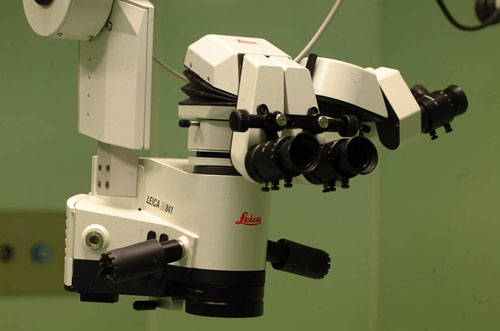 Microscopio operatore — Ricostruzione delle vie seminali